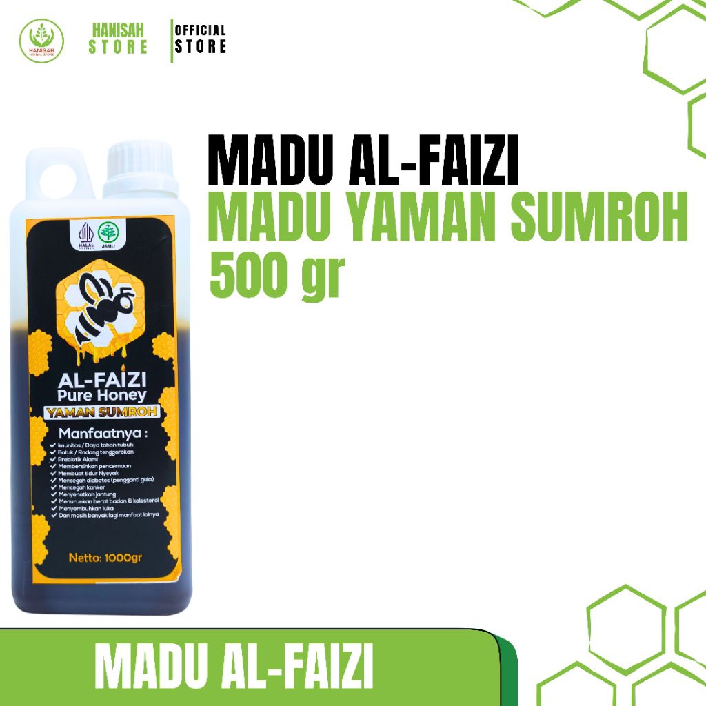 

MADU MURNI AL-FAIZI YAMAN SUMROH 1000 gr | MADU SID'R | MADU ASLI | hanisahstore