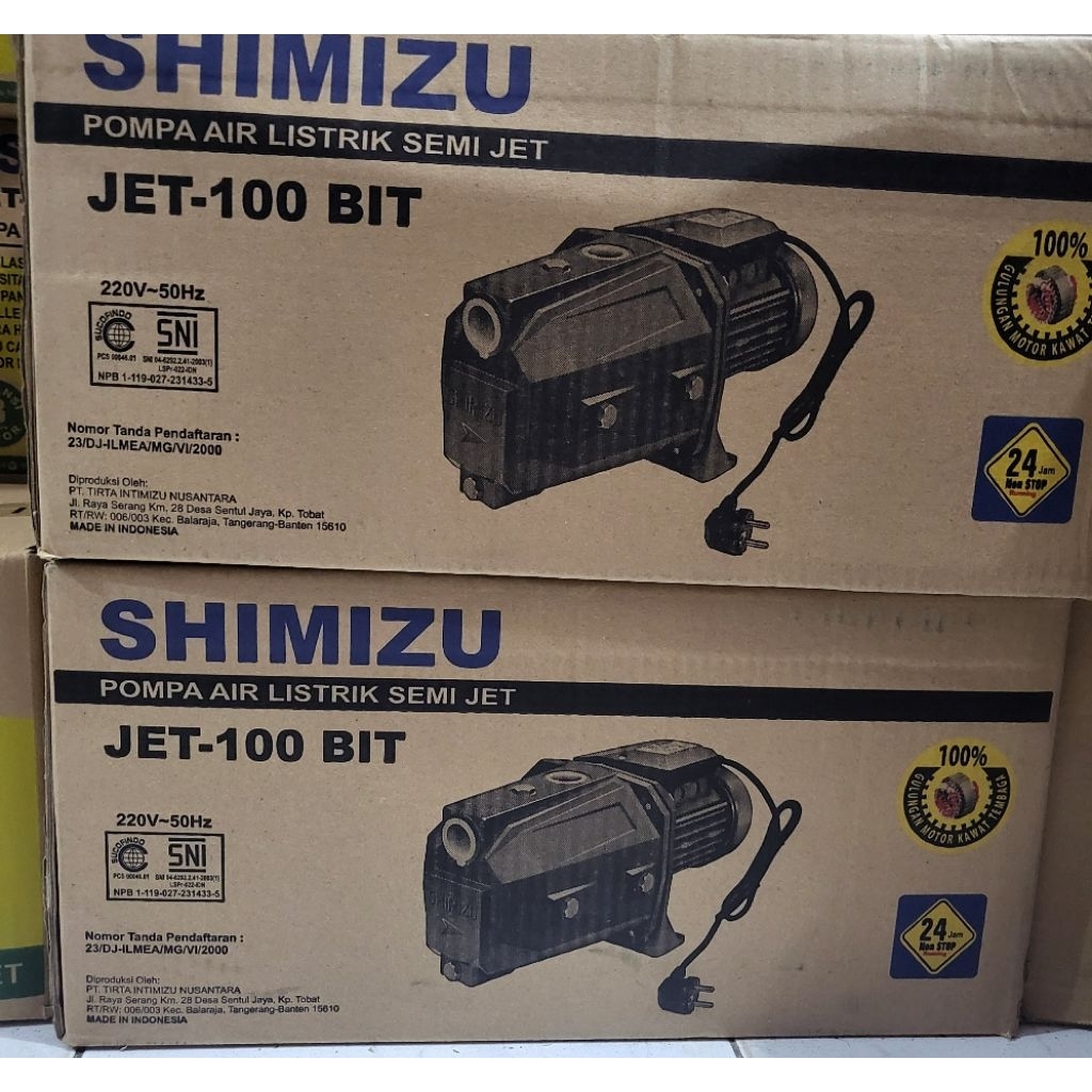 Pompa air Shimizu Semi JET 100 BIT Pompa Shimizu Jet 100 bit