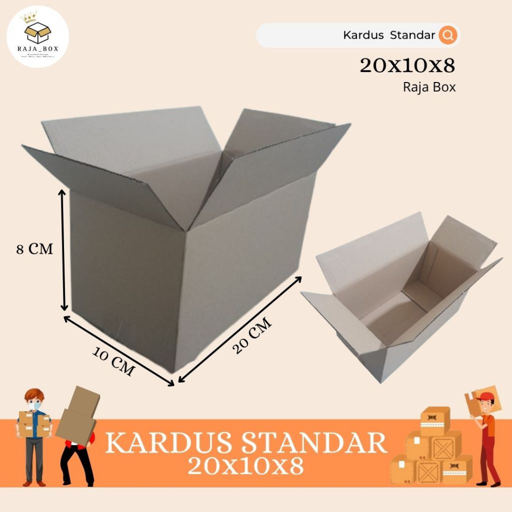 

Kardus Packing 20x10x8 Polos Minim Order 10pcs