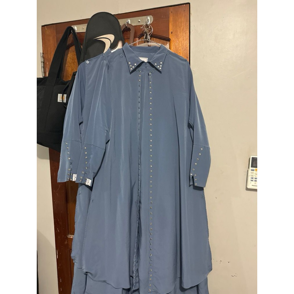 preloved gamis bySOFNI STUDDED exlusive eid series 2023 (1x pakai)