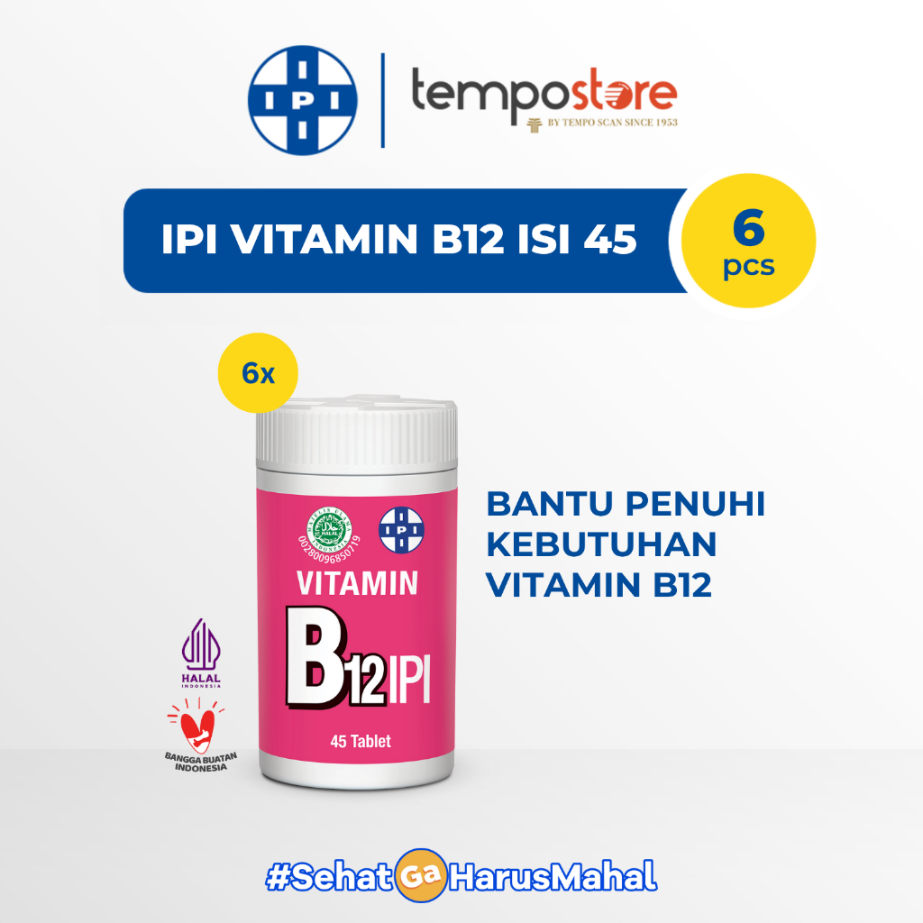 IPI Vitamin B12 (6 pcs) [Exp : 02.2027]