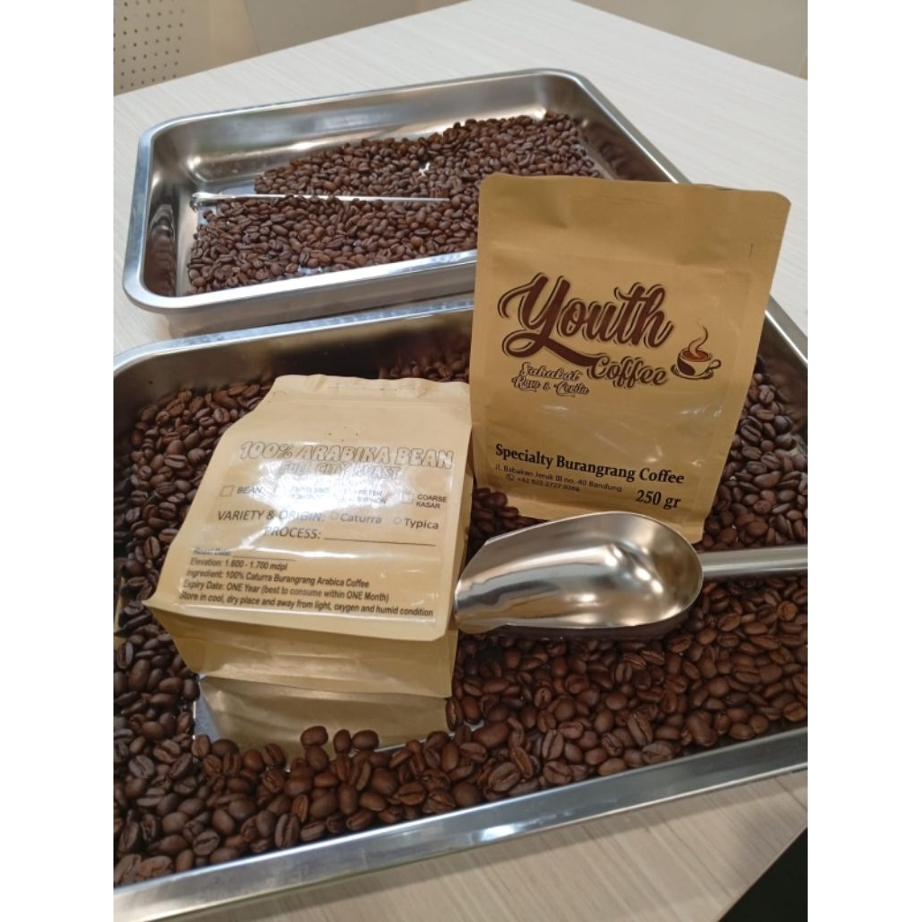 

Biji kopi Arabika sudah di Roasting