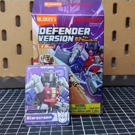 blokees transformers defender secret starscream