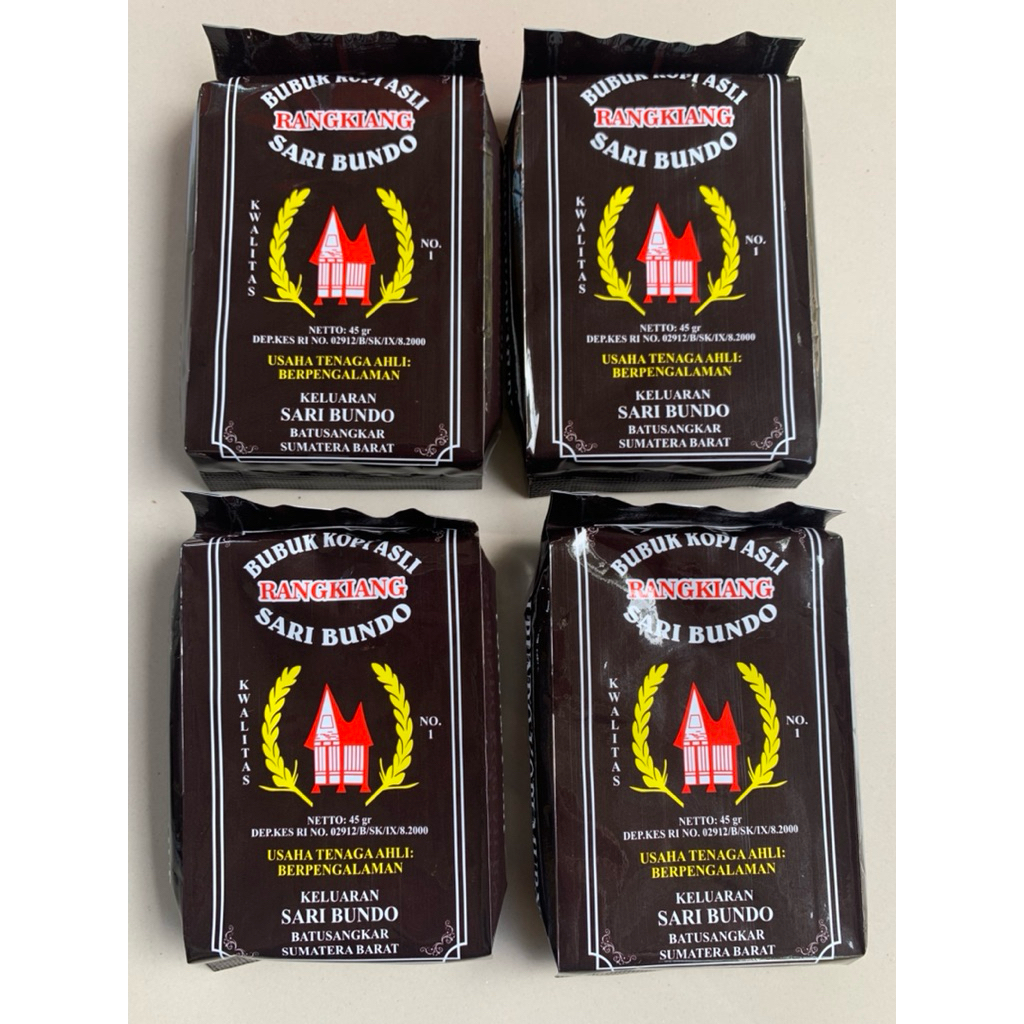 

kopi rangkiang SUMBAR Sari Bundo/ Bubuk Hitam Halus. asal Batusangkar