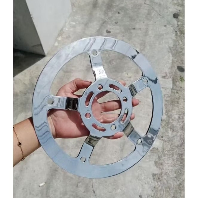 PIRINGAN CAKRAM VARIASI RX-KING ORI FINISHING CHROME