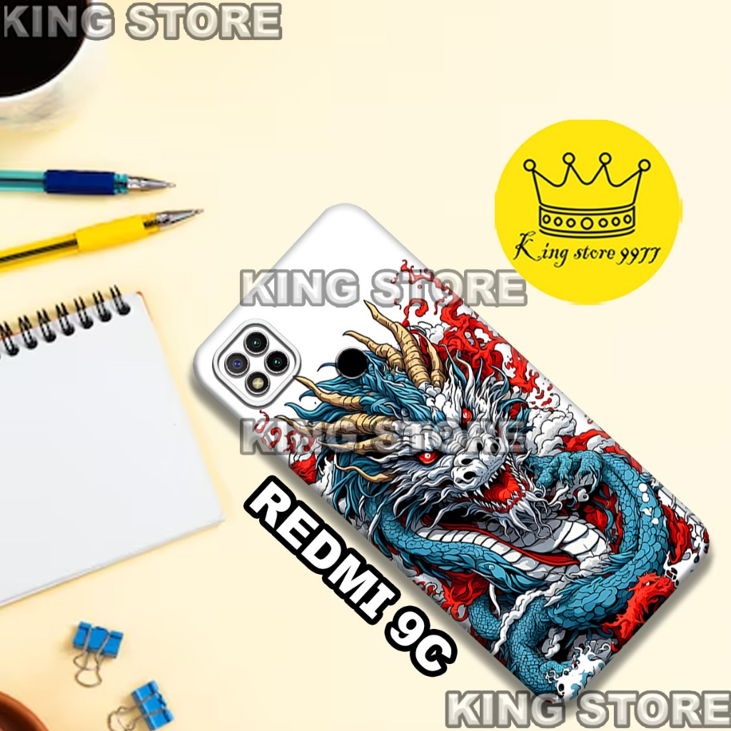 (KS25)  Softcase karet untuk REDMI 9C Motif gambar karakter Cowok/casing REDMI 9C terbaru/kesing hp/