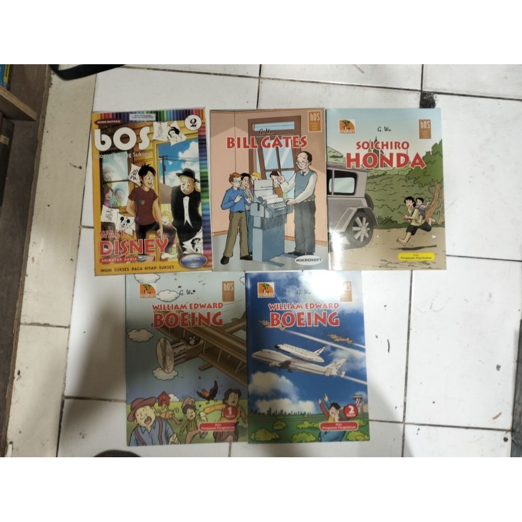 Komik BIOGRAFI ORANG SUKSES ( BOS)