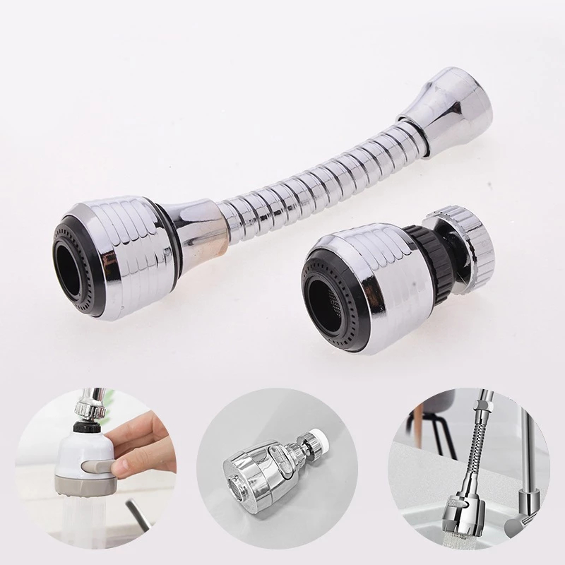 OS Sambungan Kran Air Fleksibel Sambungan Kran Air Fleksible Stainless Steel 360 Derajat