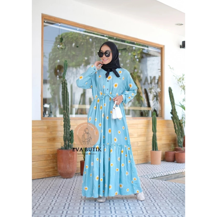 Gamis Rayon Jumbo Katun Home Dress Kekinian | Rayon Viscos | Gamis Rayon Twill Premium Tebal | Rayon
