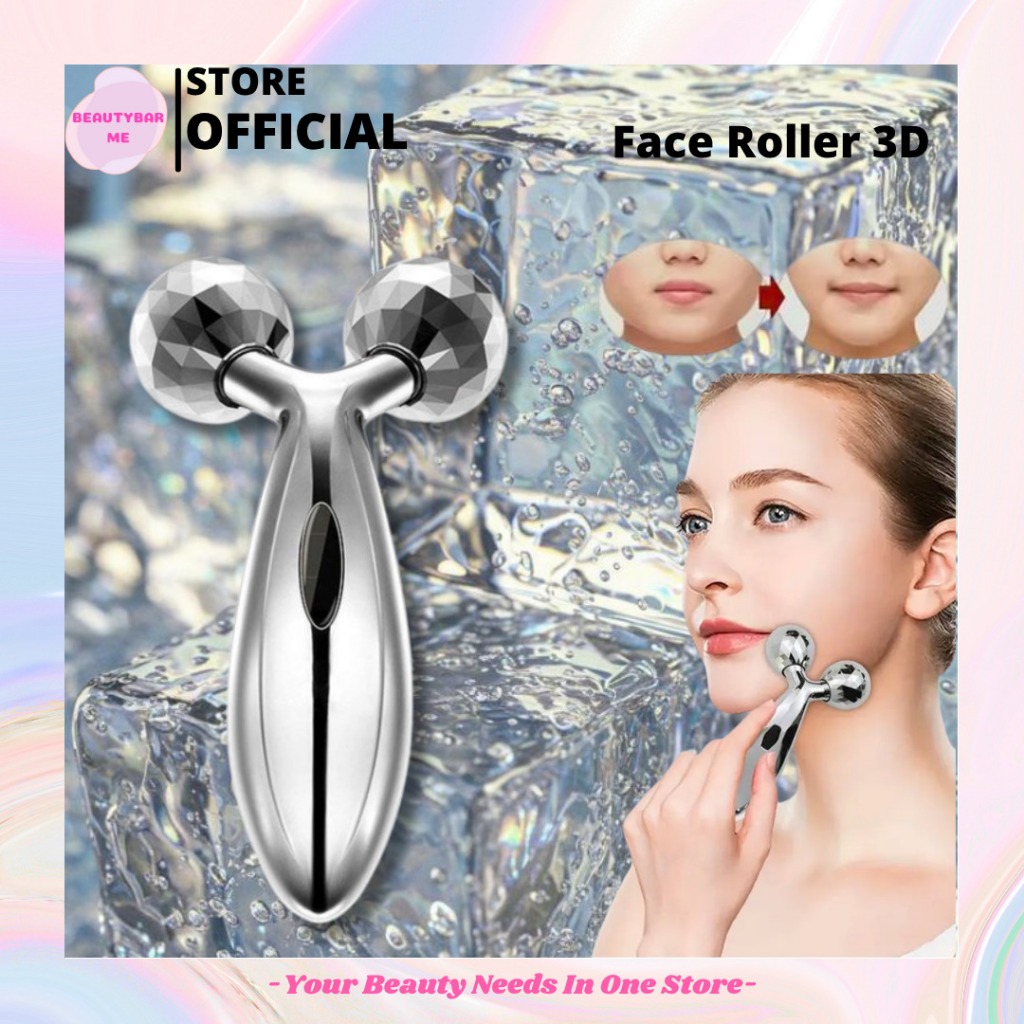 Beautybarme - Ms Glow Face Roller | Roller Beauty Pijat Wajah YBEAUTE