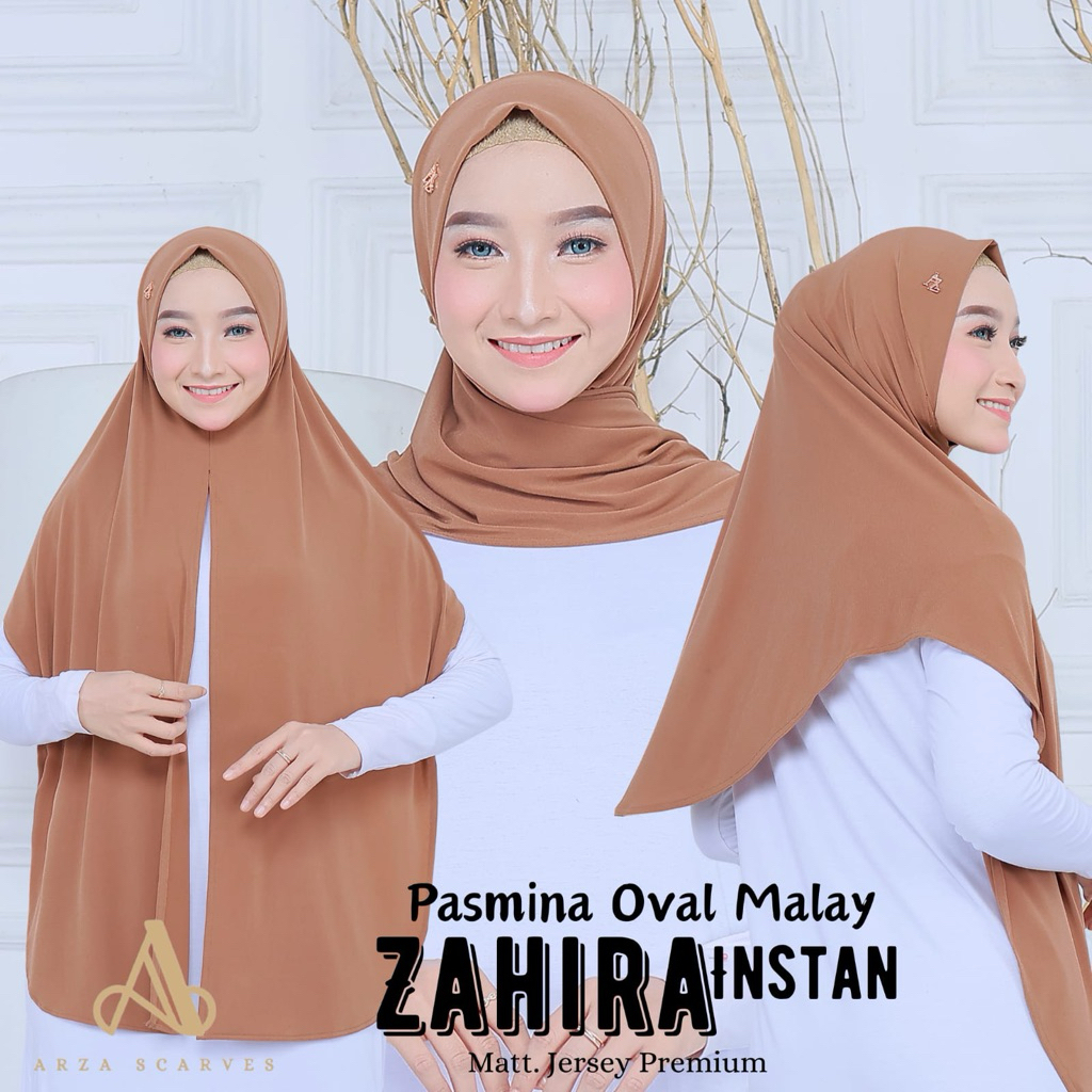 Pasmina Instan Oval Malay Zahira By Arza.