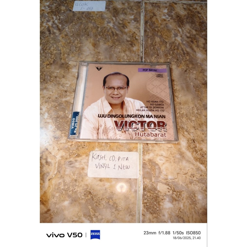 Kaset CD Pop Batak Victor Hutabarat