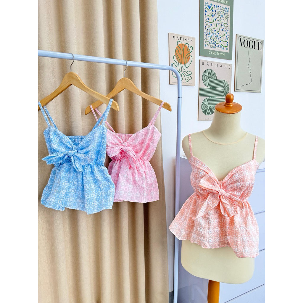 TOP BAIYOKE BKK Top Crop Wanita Atasan Crop Wanita