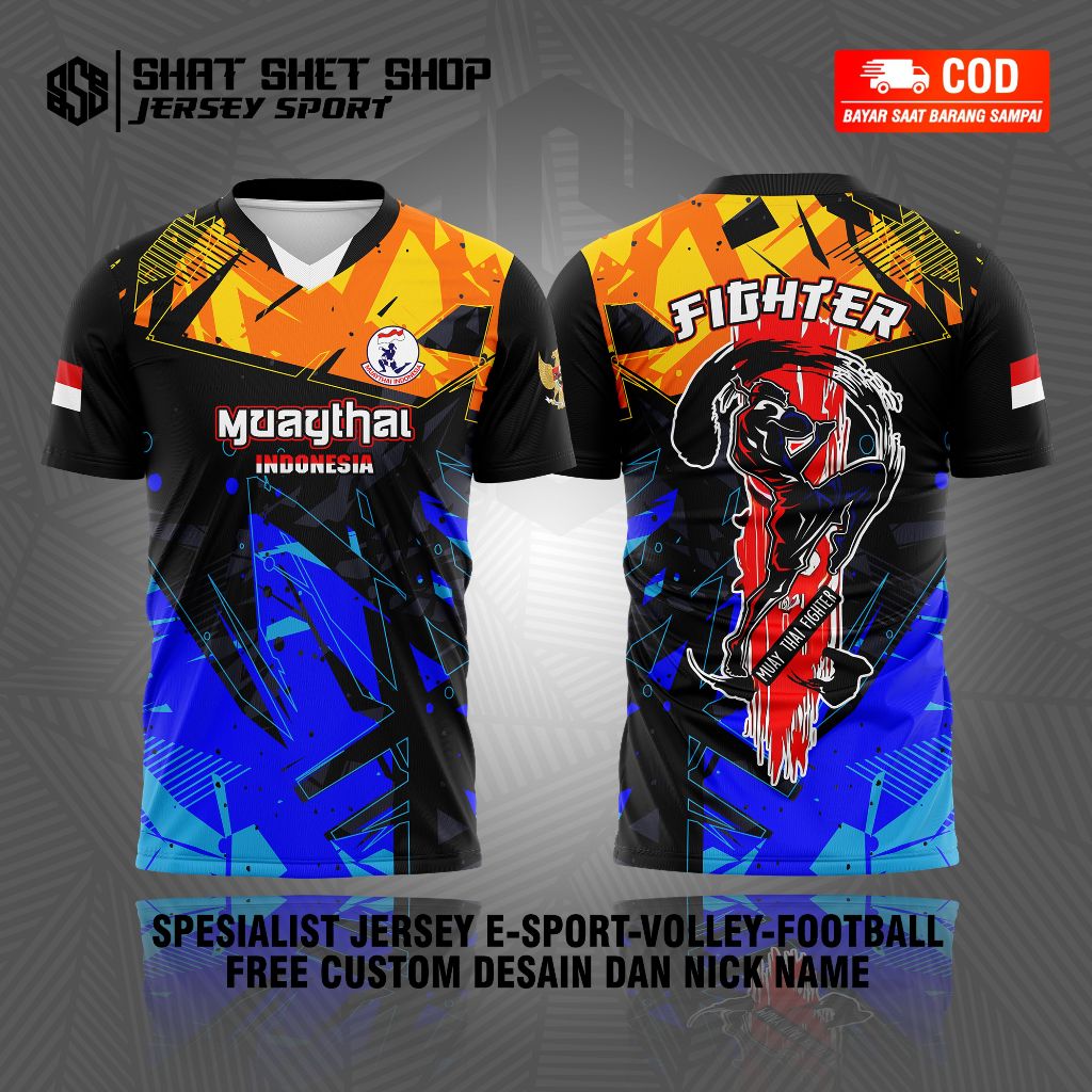 KAOS JERSEY MUAY THAI 5 TERBARU