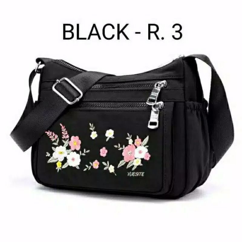 Tas Salempang Wanita Model Bunga Chibao
