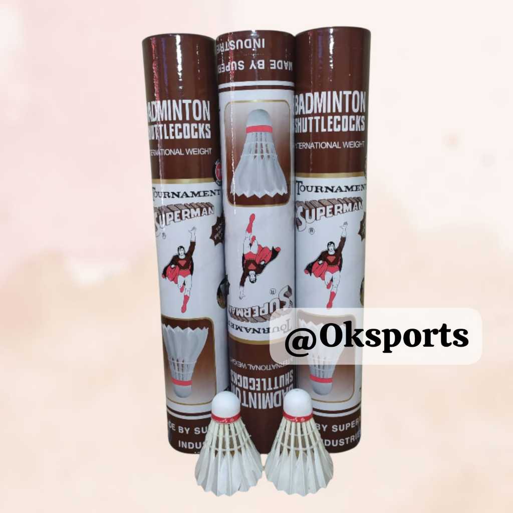 Cock Badminton / Cock Bulutangkis Superman Cokelat