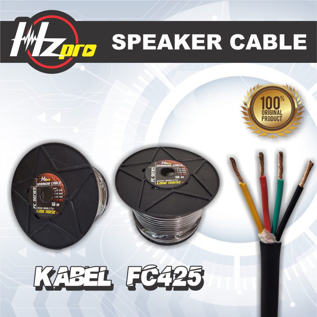 Kabel Audio Speaker isi 4 Ukuran 4x2,5 HZ Pro Original 50 Meter