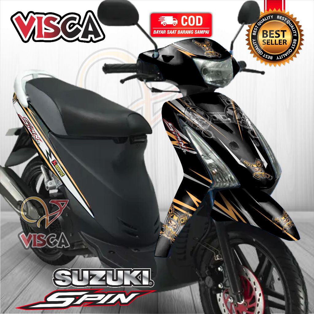 Decal Spin 125 Full Body Stiker Spin 125 Full Body Stiker Motor Suzuki Spin 125 Full Body Decal Holo