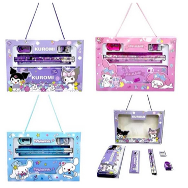 

ID KOTAK PENSIL IMPORT KUROMI STUDY SET KUROMI MELODY CINAMON STATIONERY SET 6 IN 1 ALAT TULIS 107