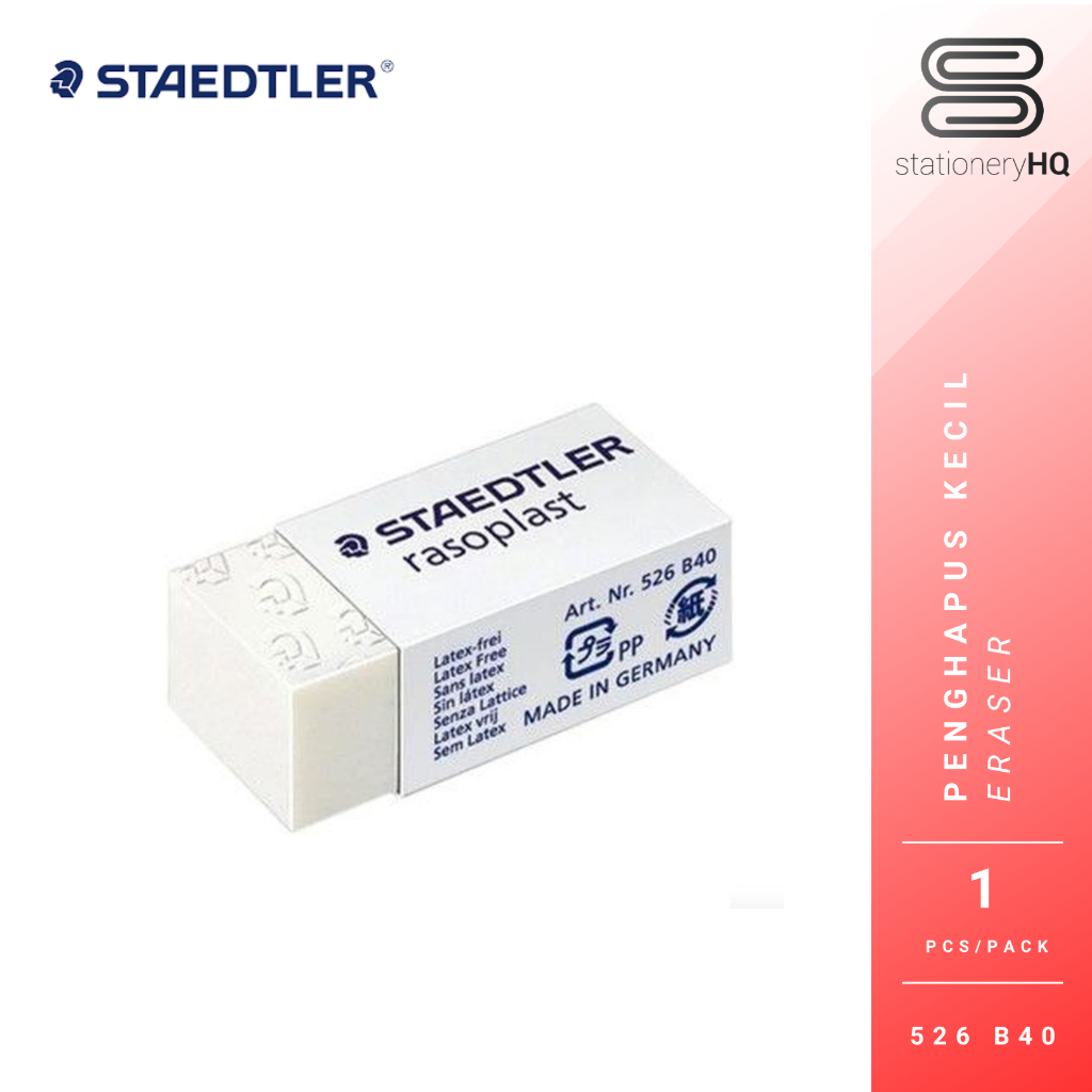 

Penghapus Kecil / Eraser / Staedtler 526 B40