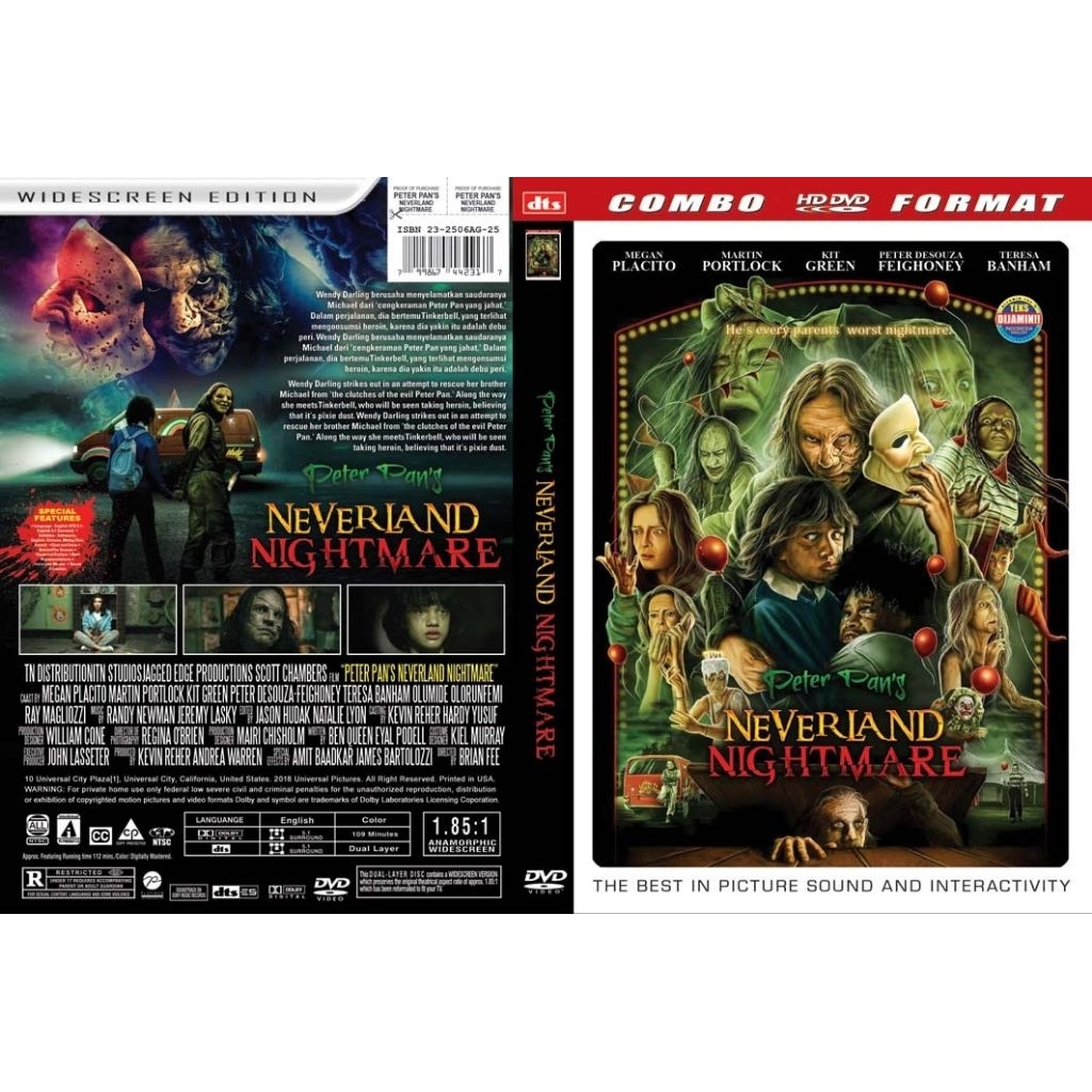 dvd terbaru peterpan neverland nightmare 2025