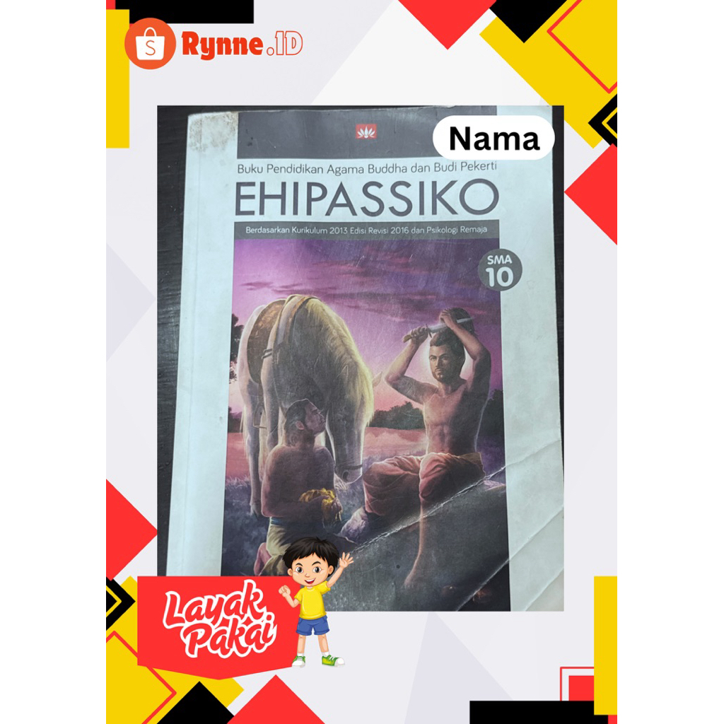 Ehipassiko SMA 10 | Buku Agama Buddha