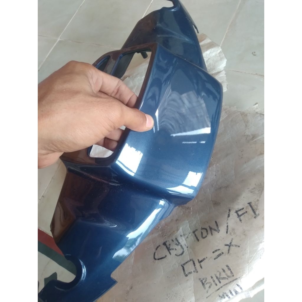 cover batok lampu depan ungu biru tua yamaha crypton fiz f1z force1 poswan ori asli nos