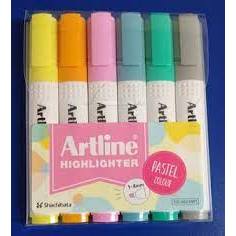 

Highlighter Artline Warna Pastel EK-660N