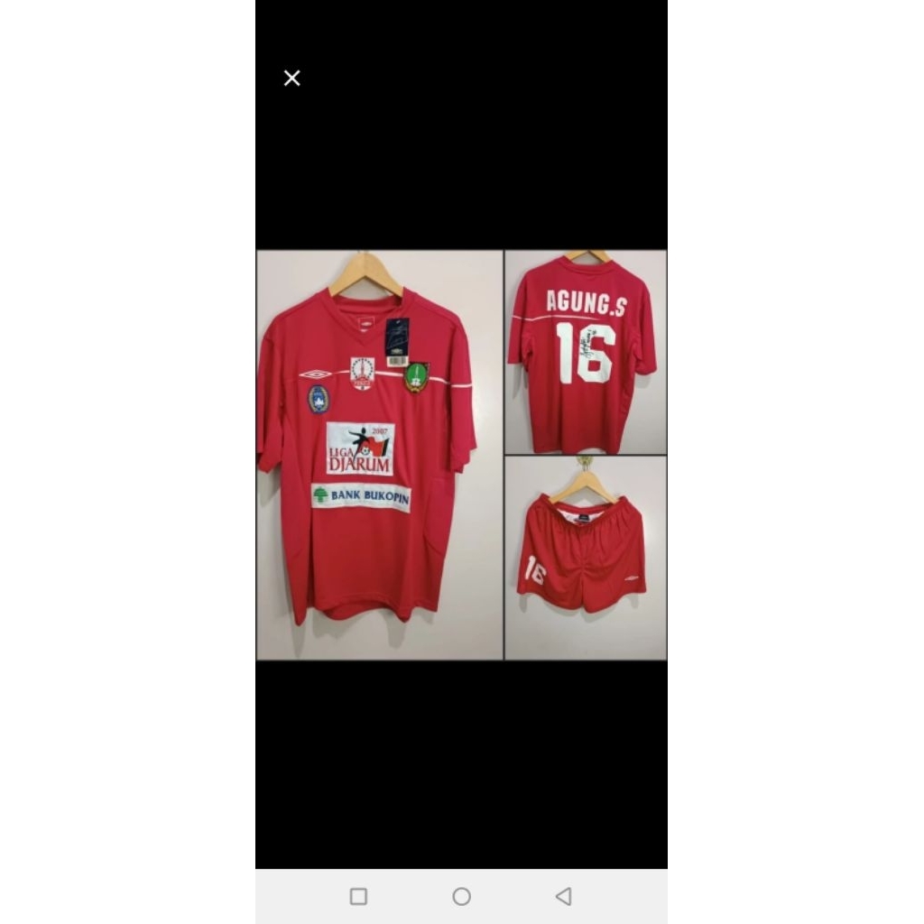 Jersey persis solo tahun 2005-2006  original tamplate