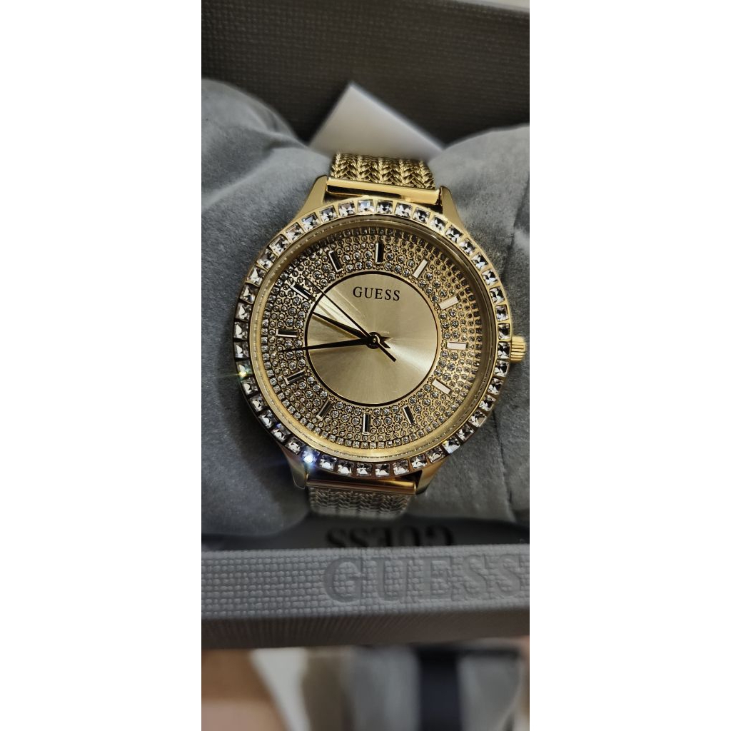jam tangan guess rantai emas