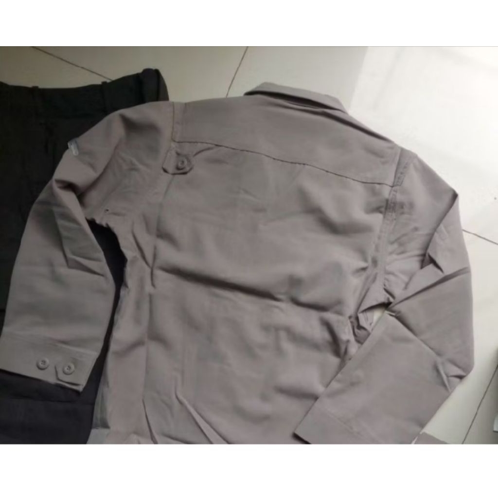 BAJU SERAGAM PDL POLRI COKLAT KAIN HALUS JATAH