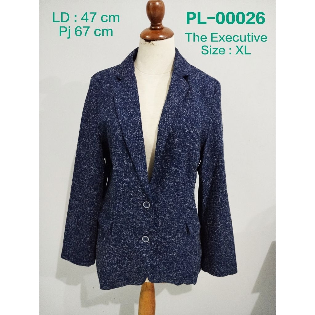 [•Lynn Store•] -- Blazer Wanita Navy The Executive (preloved)