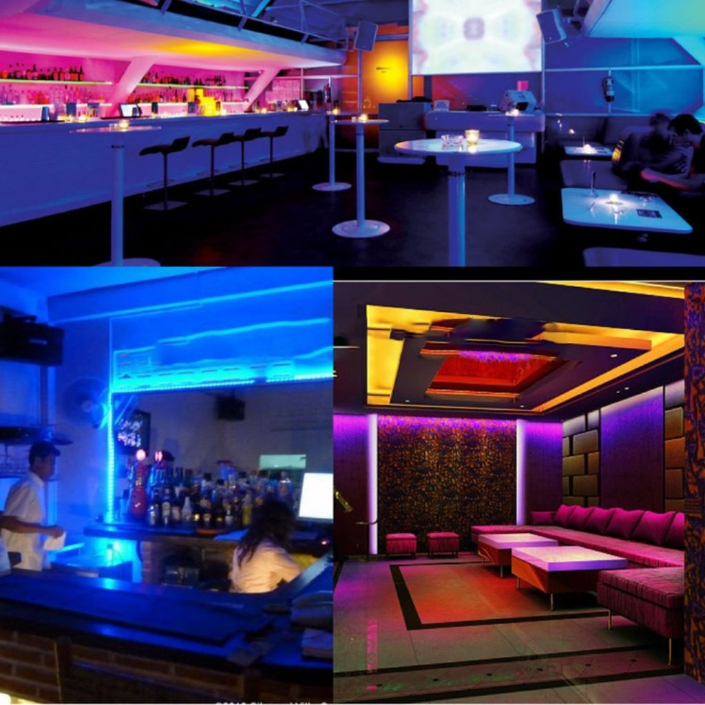 Lampu Strip LED RGB 5 -10 Meter Anti Air Hiasan Dinding Lampu plafon remote