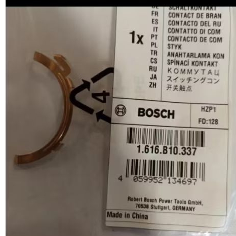 PLAT GESER BOSCH GBH2-26DRE SWITCH CONTACT BOR SDS PLUS GBH 2-26 DRE ORIGINAL BOSCH