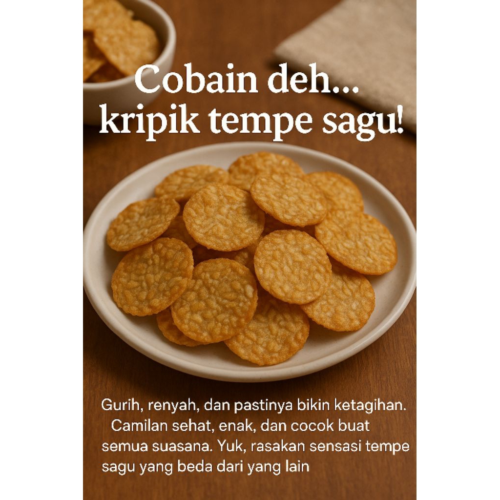 

kripik tempe sagu