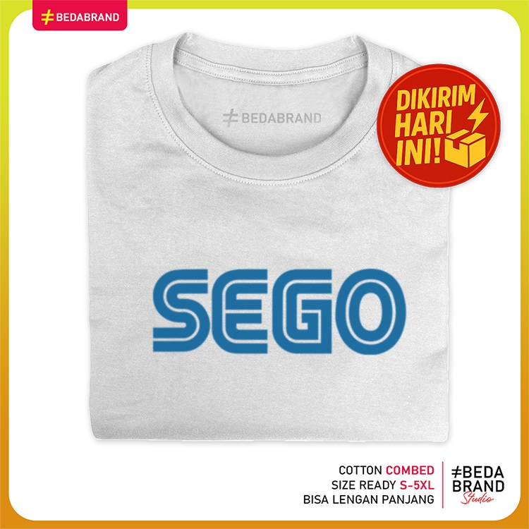 Kaos Plesetan Parodi Logo Brand Unik - Sego