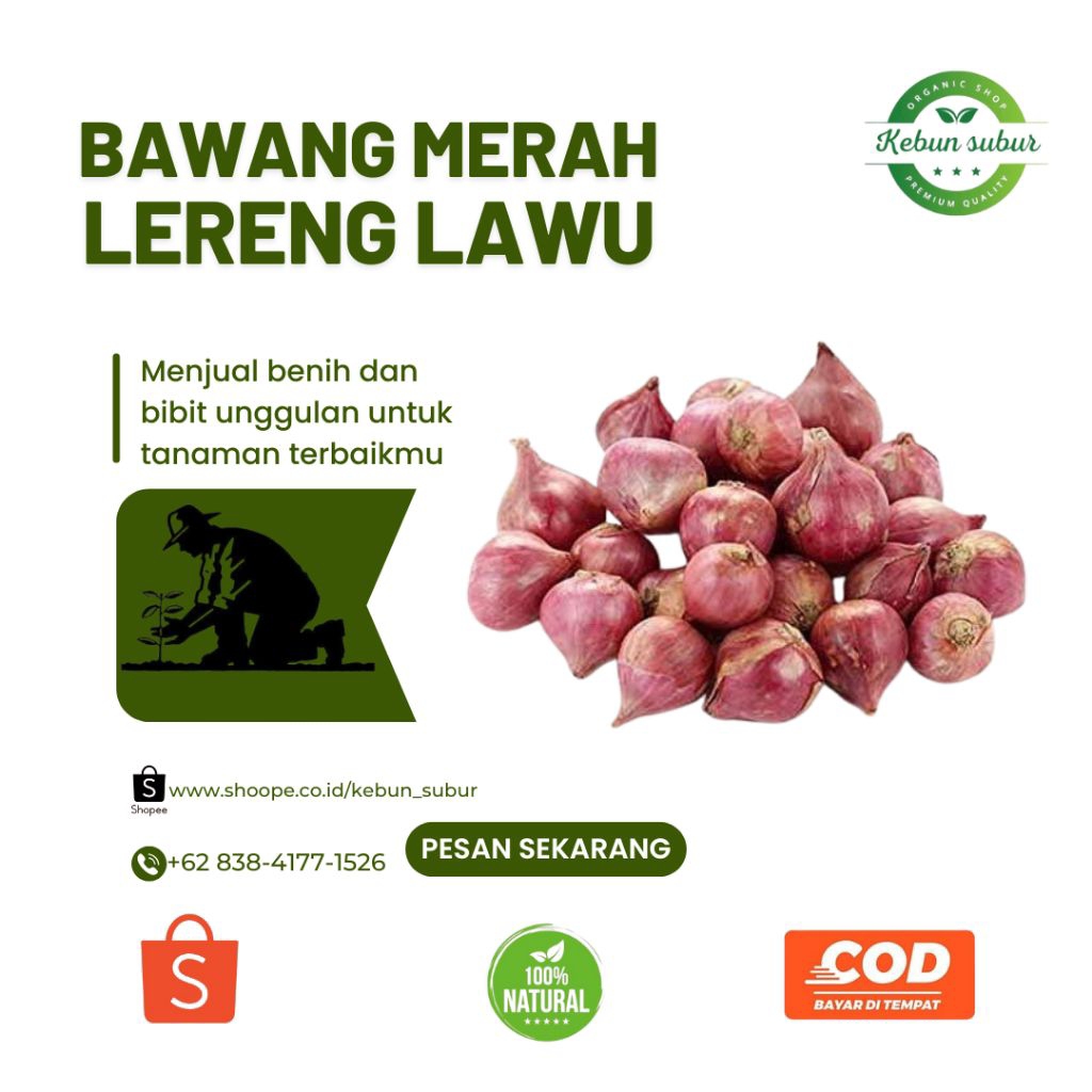 

KEBUN_SUBUR - Bawang Merah Lokal Super Lereng Lawu