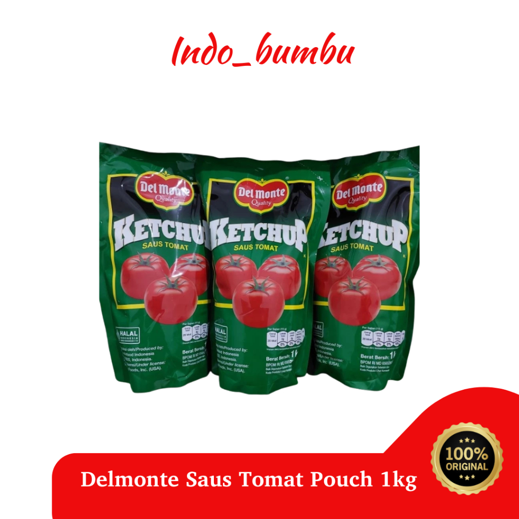 

[TERMURAH] Delmonte Saus Tomat Pouch 1kg
