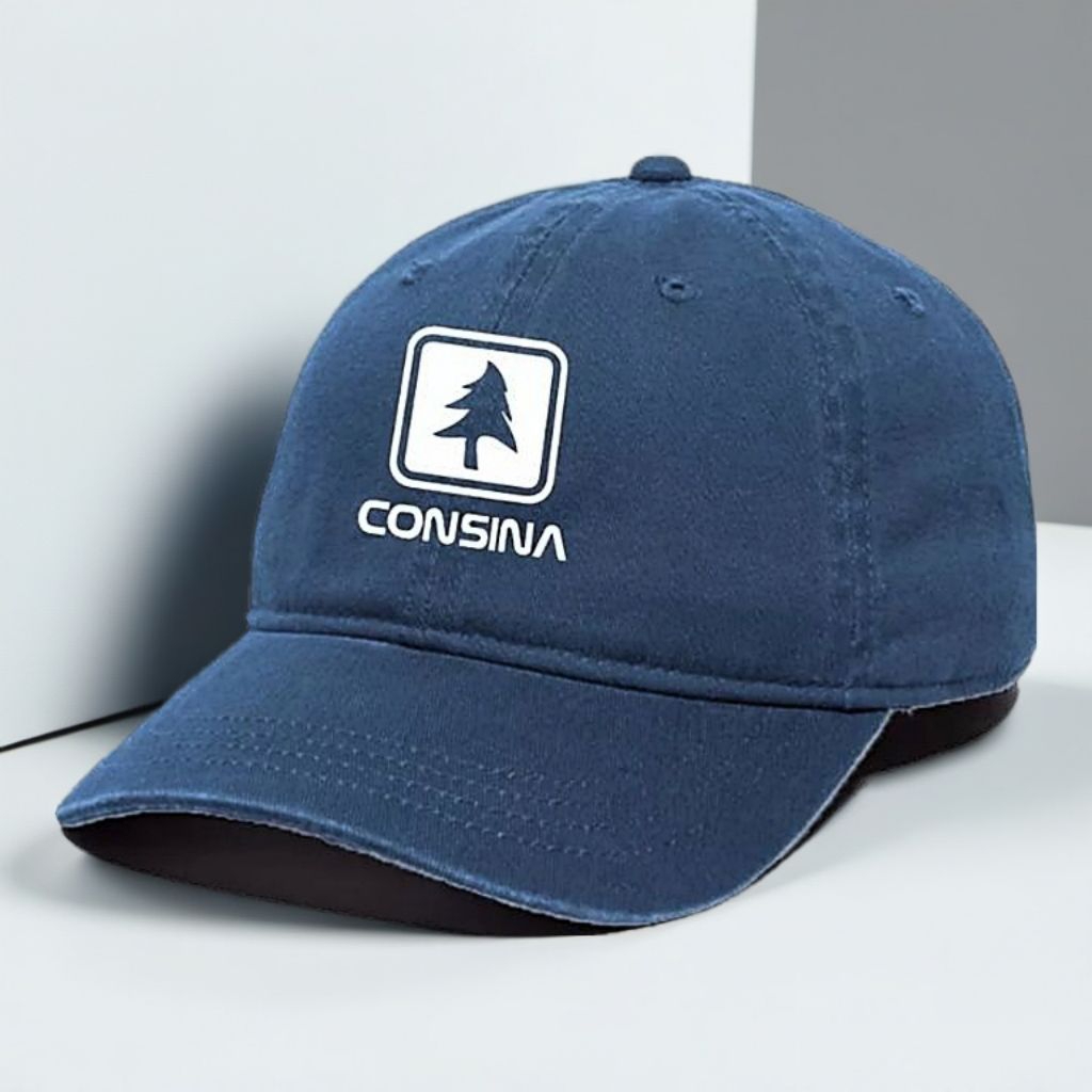 Topi baseball hat pria zwa topi distro original logo consina
