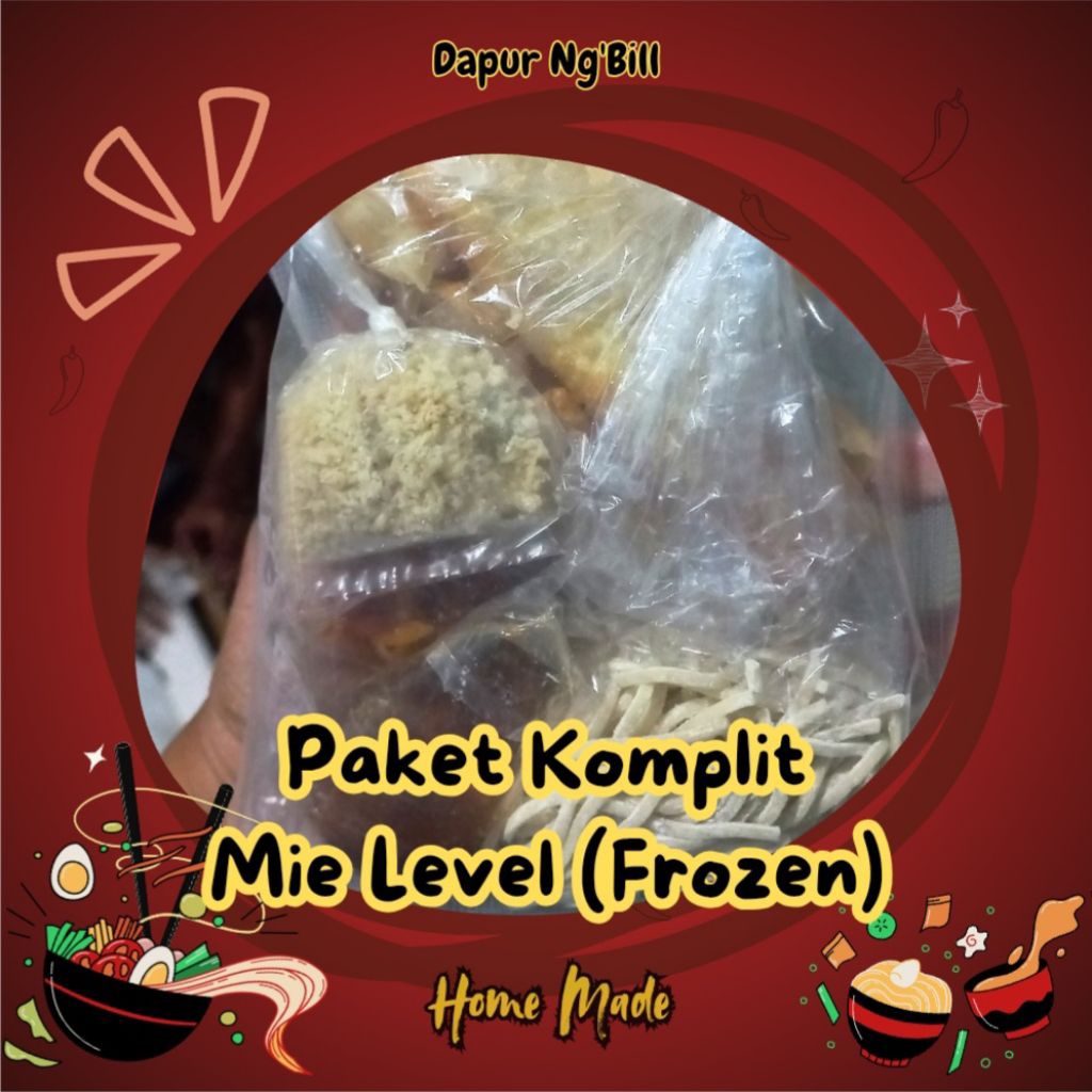 

Paket Komplit Mie Level (Frozen) Level 0-8