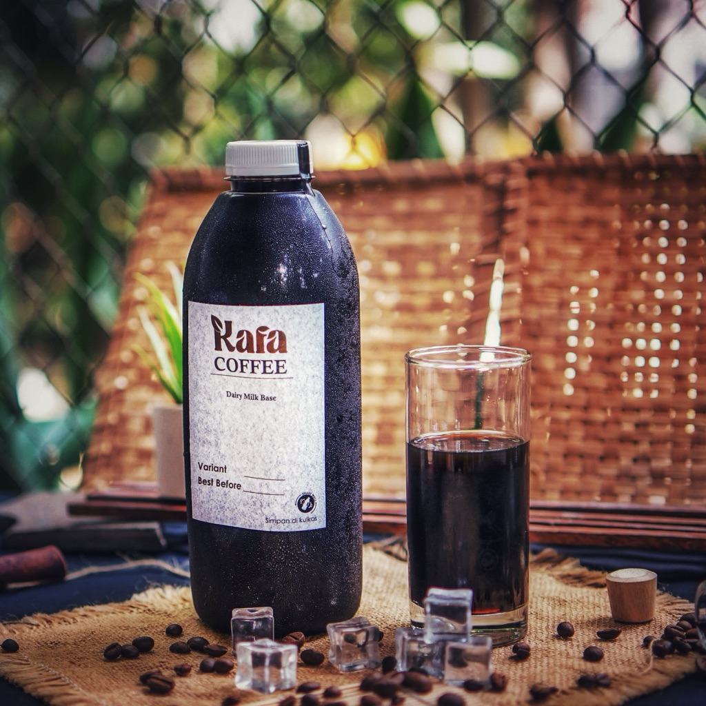 

Kafa Coffee Espresso Cair Konsentrat Robusta Arabica Blend 1 Liter Kafein