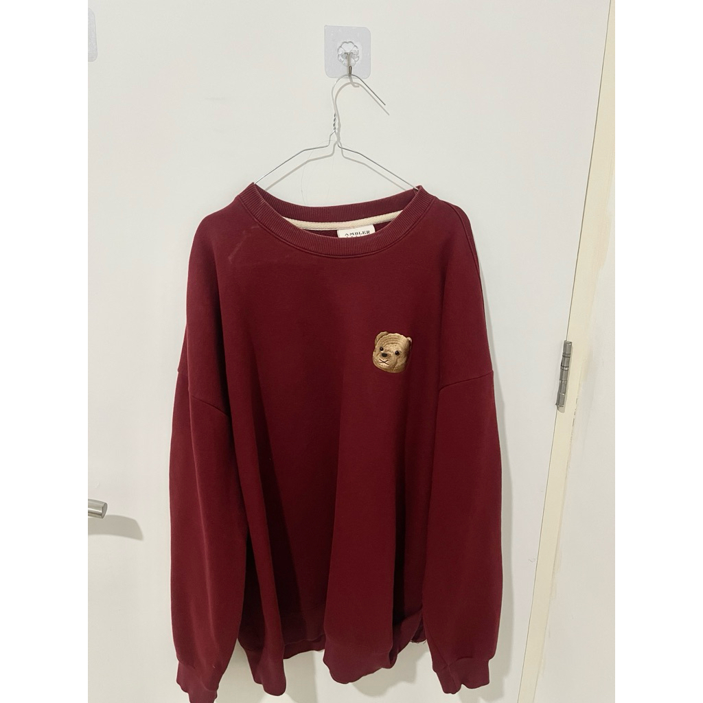 preloved AMBLER hoodie Maroon