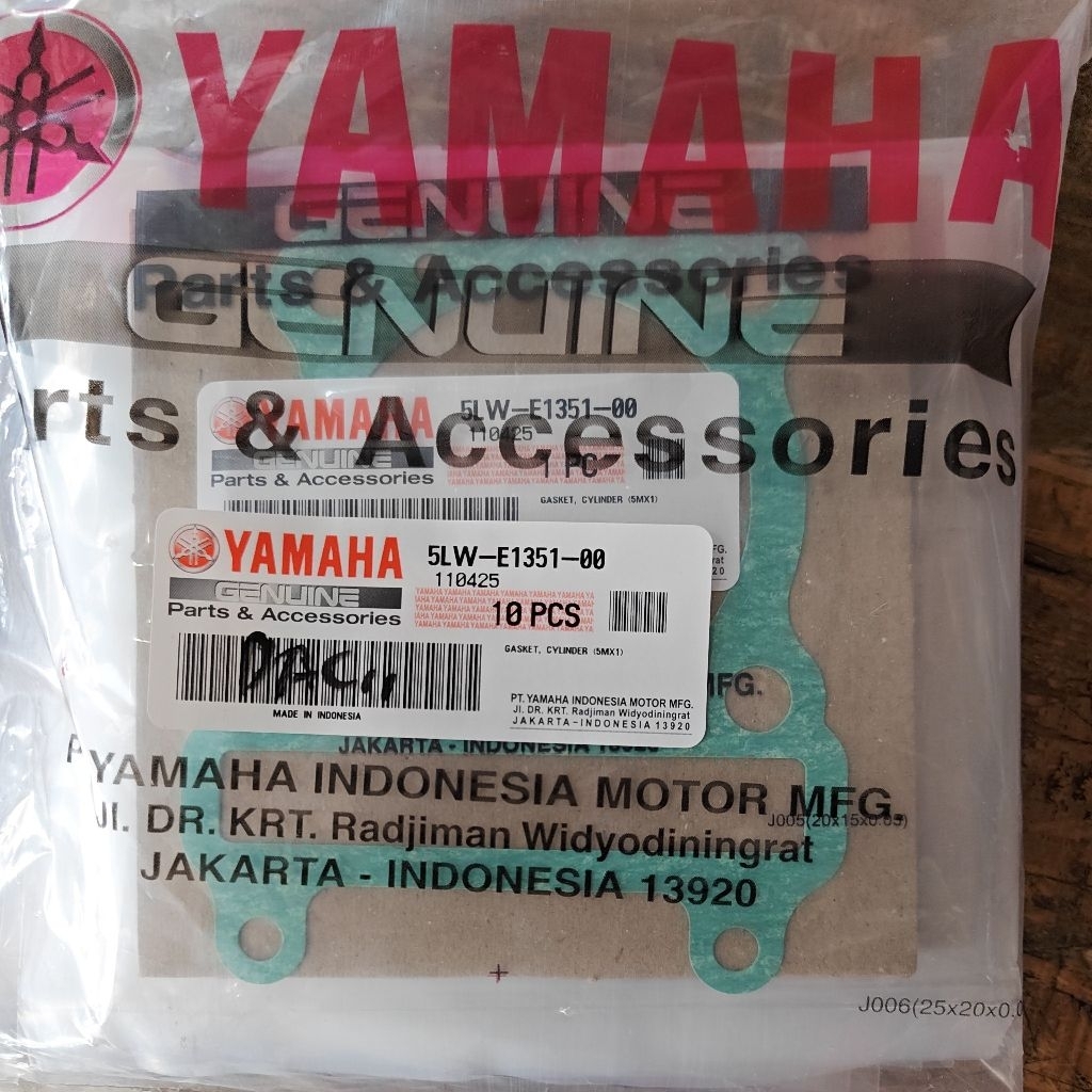 paking blok bawah mio, mio smile, mio soul karvu, fino karbu ori yamaha