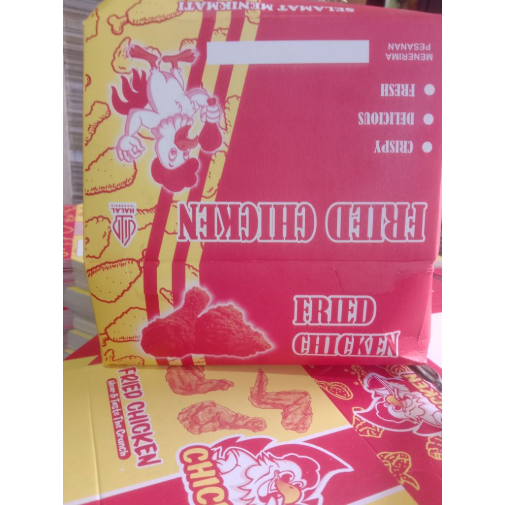 

Wadah friends chicken#tempat friends chicken#kemasan friends chicken 1 pack isi 50 lembar