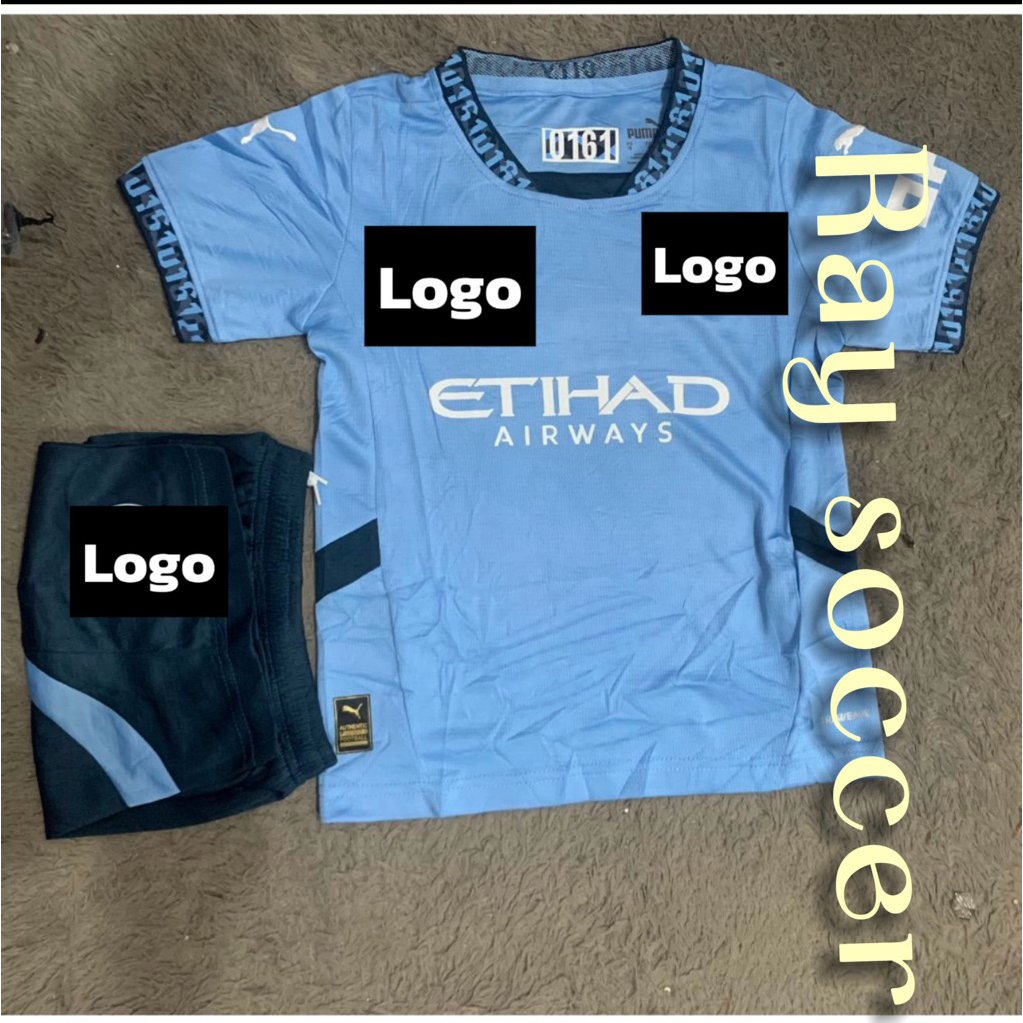 PL JERSEY KIDS ANAK - ANAK MAN CITY HOME 2024 -2025
