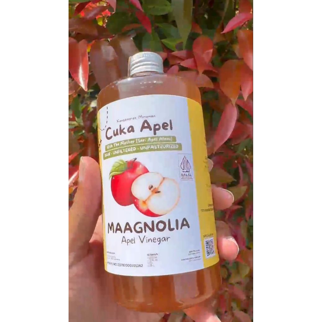 

Cuka Apel Premium Original isi 500ml, With the Mother Organic