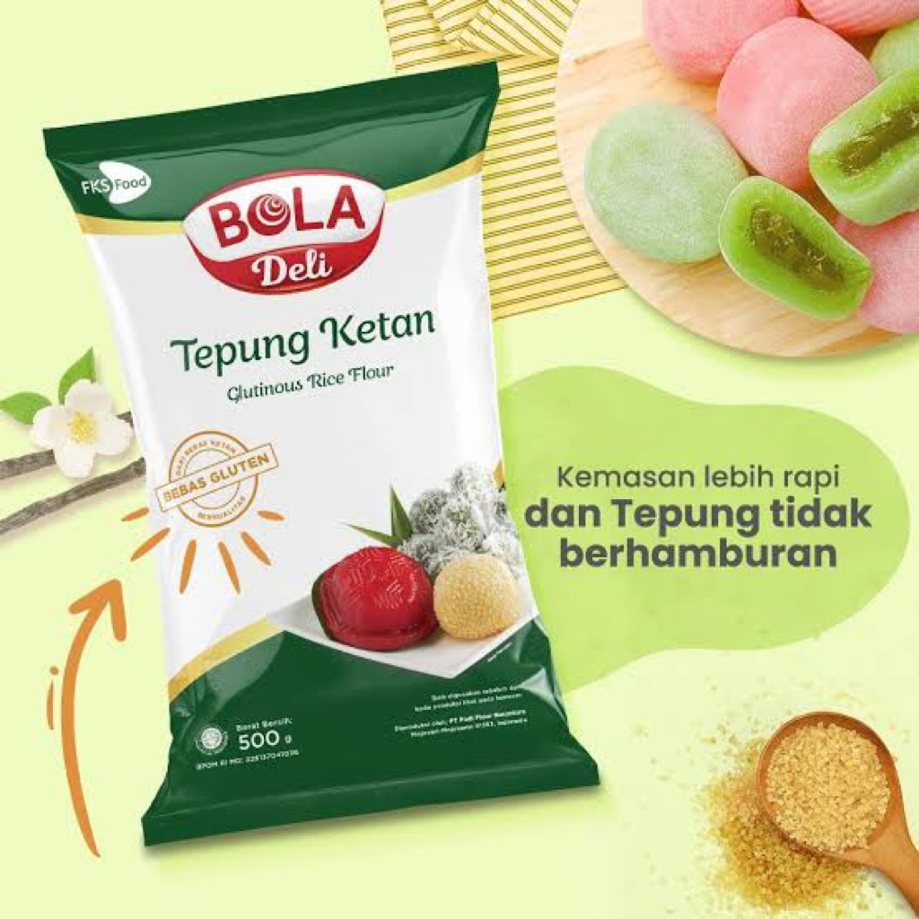 

Tepung Ketan Bola Deli 500 Gram