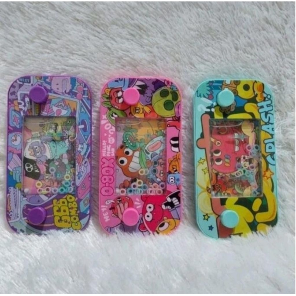Mainan Edukatif Water Game Ring/Mainan Air Ring Dino/Mainan Jadul Gembot Air/Game Air/Board Game Pen