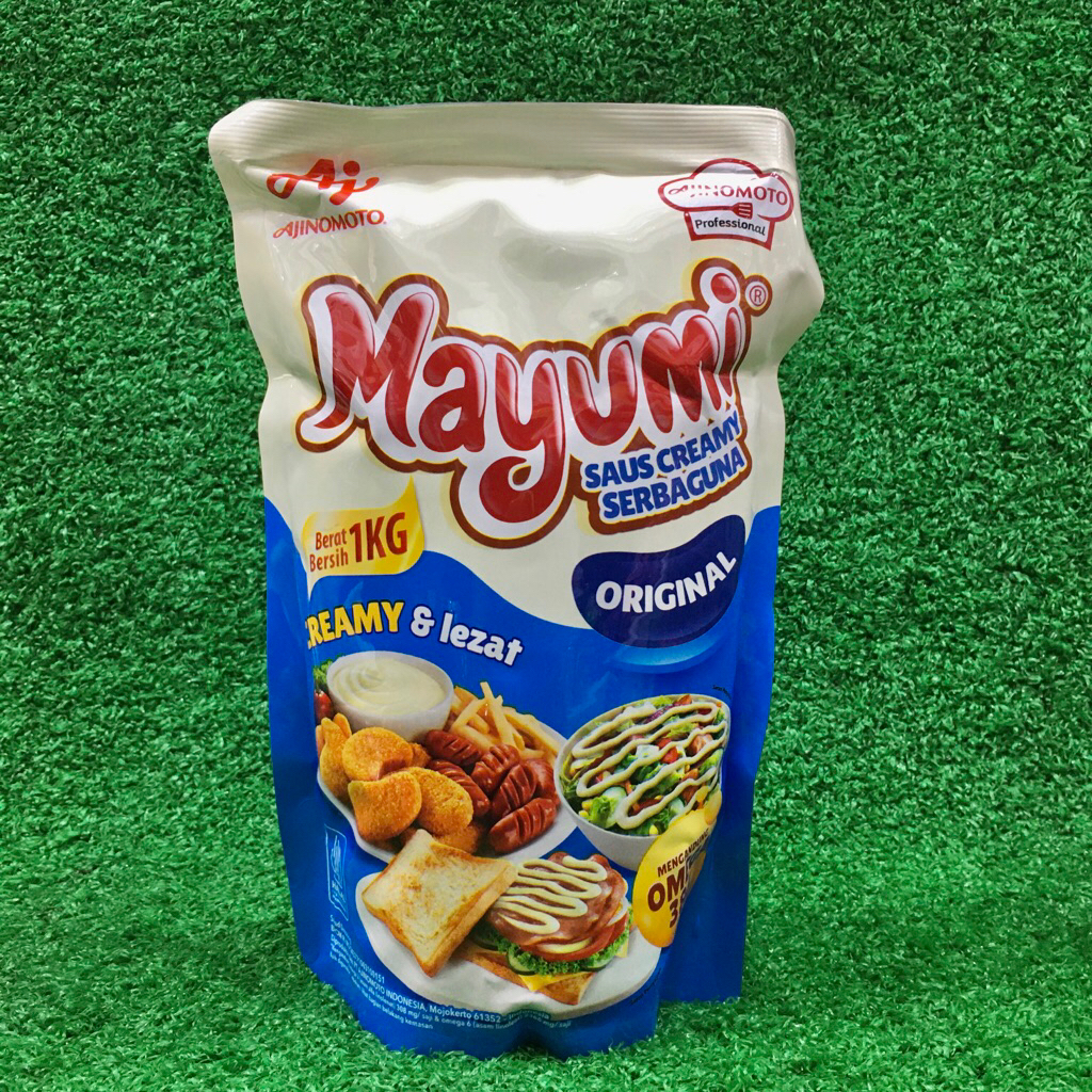 

Ajinomoto Mayumi Mayonaise Mayonais Original Salad Dressing Saus Creamy Serbaguna 1kg Lokal HALAL