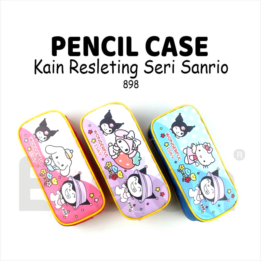 

Kotak/Tempat Pensil Kain Sanrio 898 (1pcs)/Pencil Case Kain Sanrio